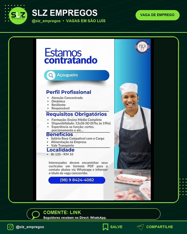 Acougueiro Perfil Profissional Atencao Concentrada Dinamico Resiliente