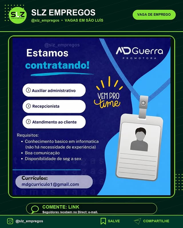 Adguerra Promotora Auxiliar Administrativo Recepcionista Vempro