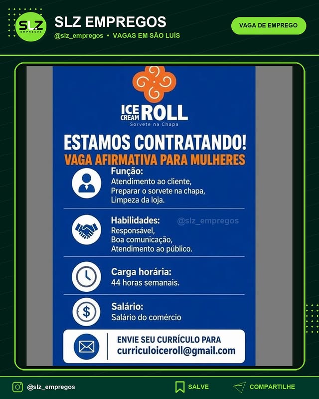 Afirmativa para Mulheres Funcao Atendimento