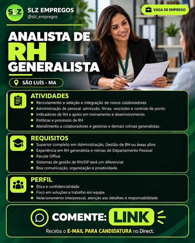 ANALISTA DE RH GENERALISTA