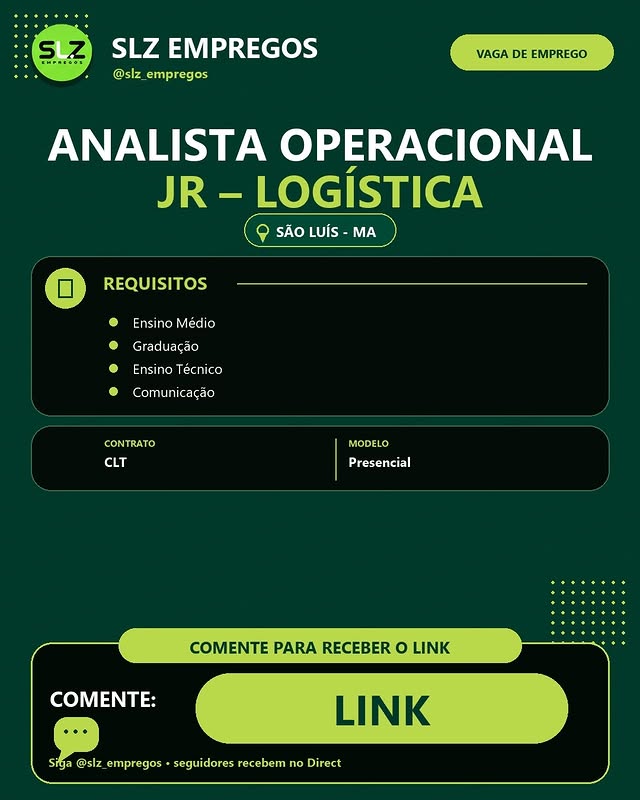 Analista Operacional Jr – Logística