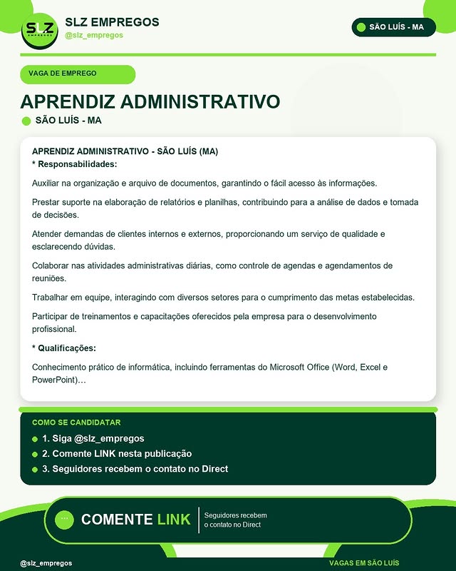 APRENDIZ ADMINISTRATIVO
