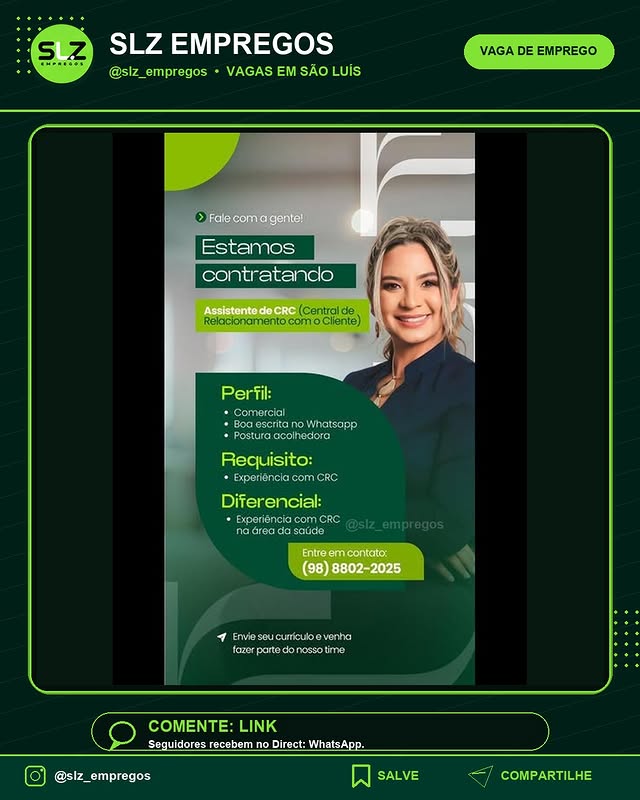Assistente de Crc Central de Relacionamento Relacionamentocomocliente