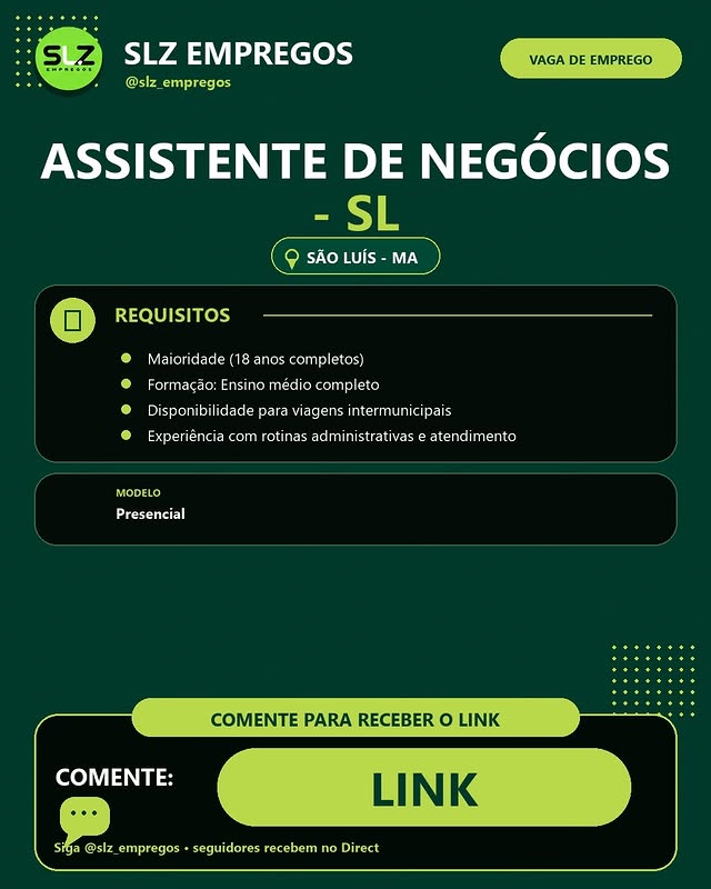 Assistente de Negócios - SL - MA