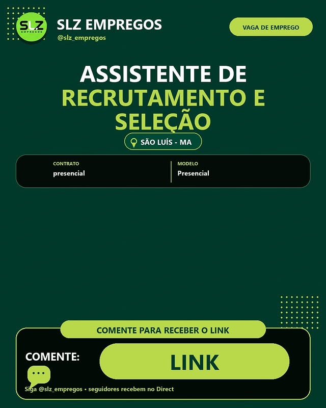 Assistente de Recrutamento e Seleção