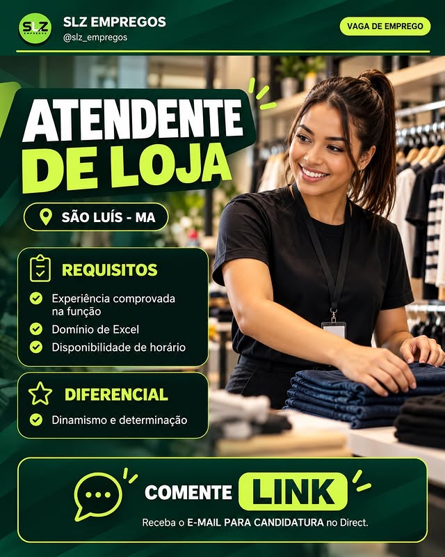ATENDENTE DE LOJA