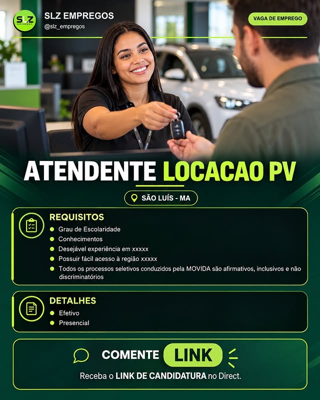 ATENDENTE LOCACAO PV