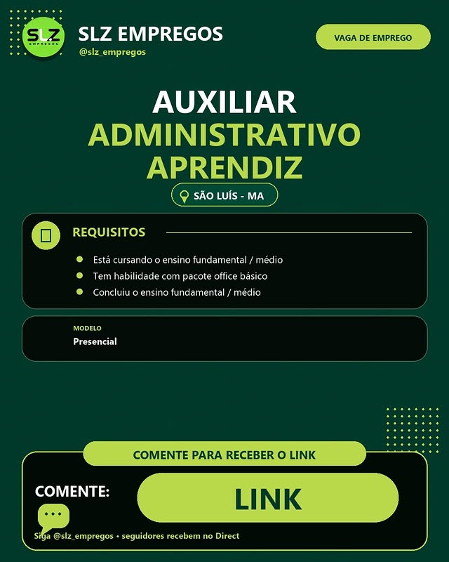 Auxiliar Administrativo Aprendiz
