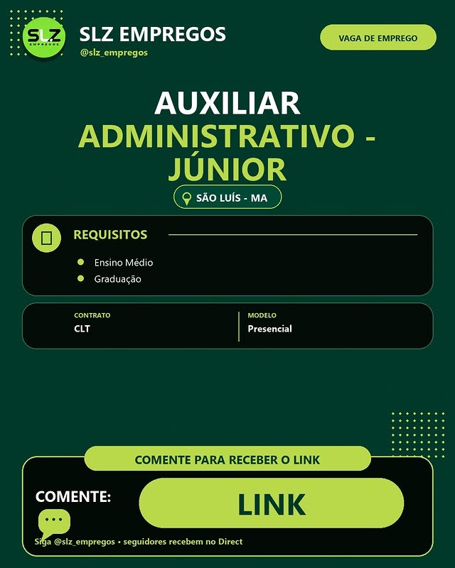 Auxiliar Administrativo - Júnior