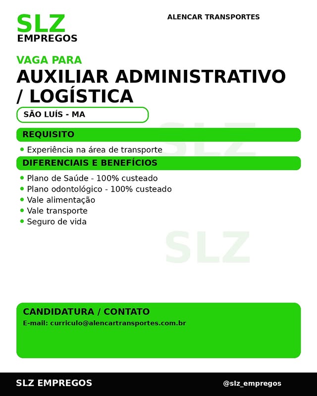 Auxiliar Administrativo / Logística