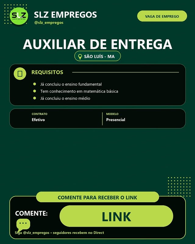Auxiliar de Entrega