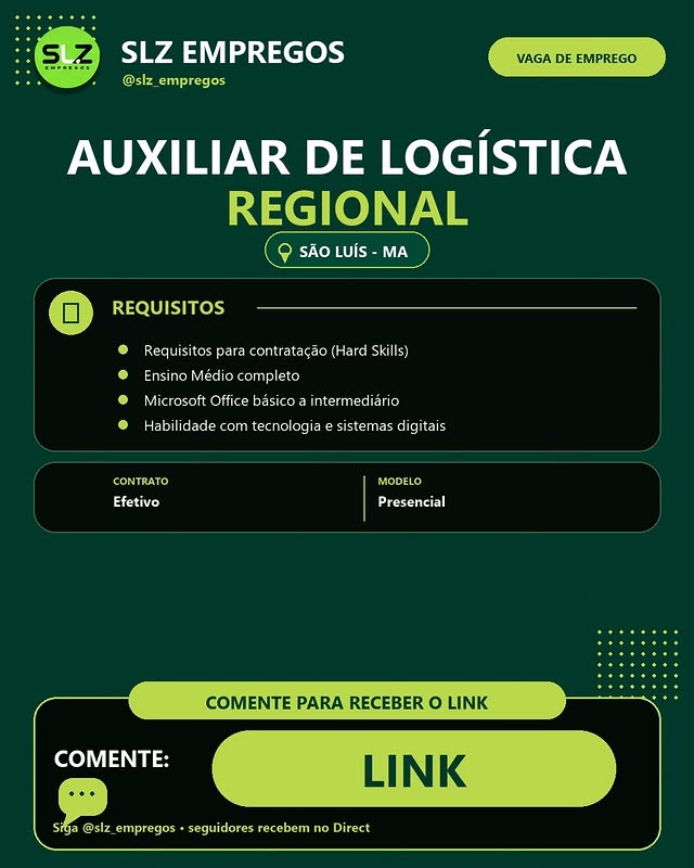 Auxiliar de Logística Regional