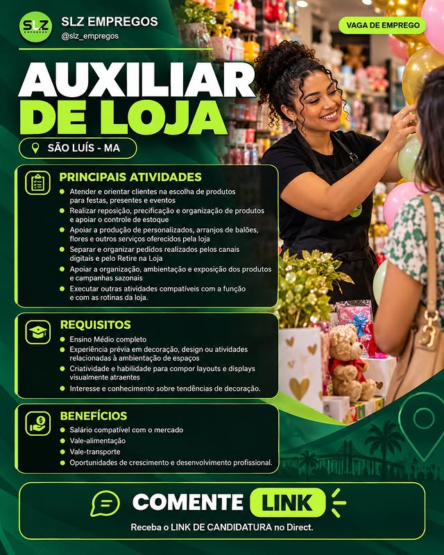 Auxiliar de Loja