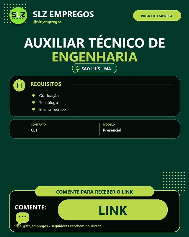 AUXILIAR TÉCNICO DE ENGENHARIA