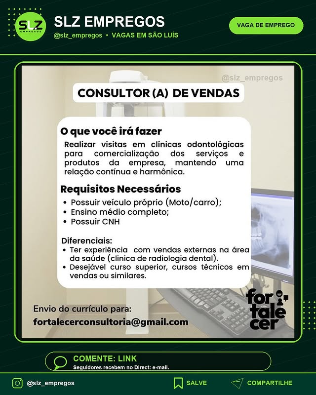 Consultor A de Vendas Cidade Sao Luis Ma
