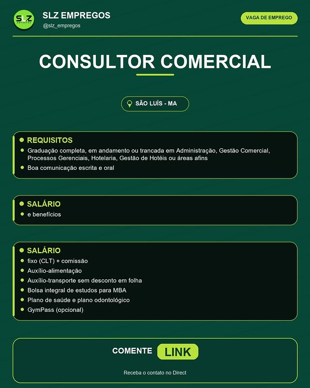 Consultor Comercial