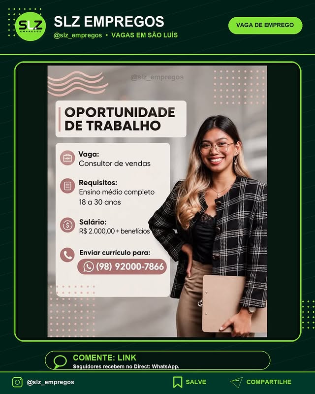 Consultor de Vendas E