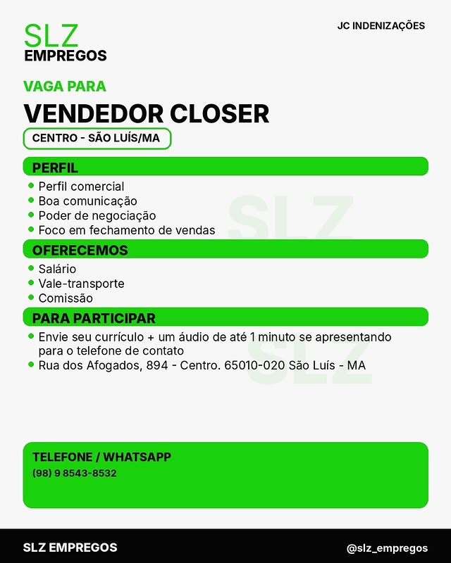 Dcjgleuo7Ua Vendedor Closer