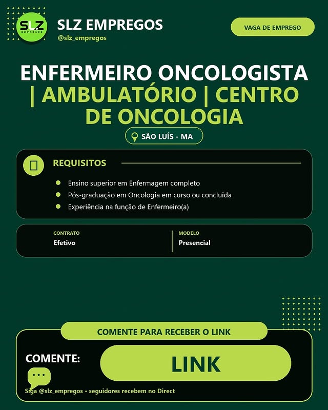 Enfermeiro Oncologista | Ambulatório | Centro de Oncologia