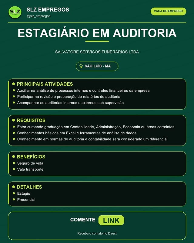 Estagiário em Auditoria