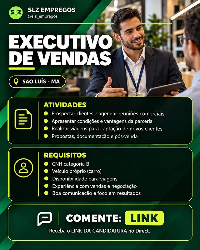 EXECUTIVO DE VENDAS