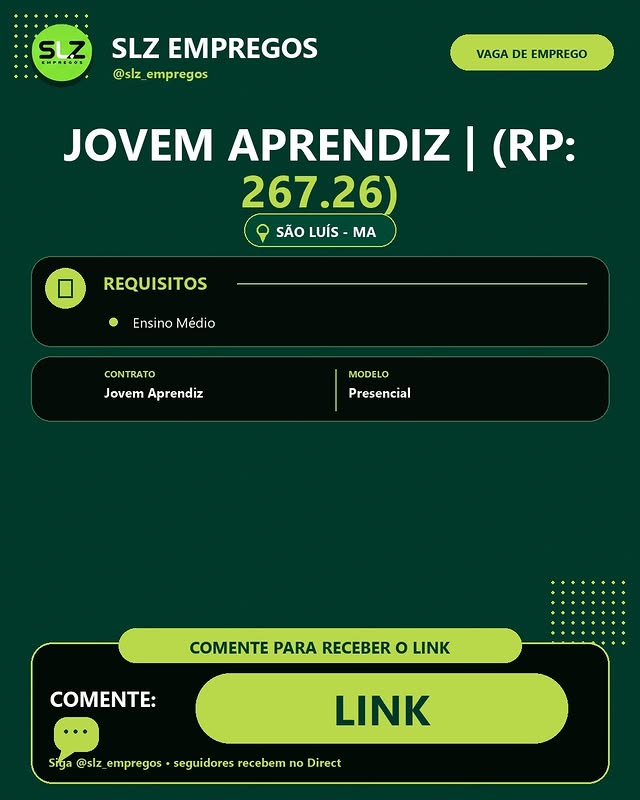 JOVEM APRENDIZ | (RP: 267.26)