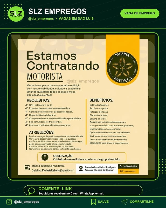 Motorista Venha Fazer Parte Nossa Equipe Dirigir