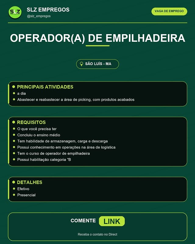 Operador(a) de Empilhadeira