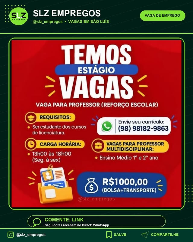 Professor Reforco Escolar