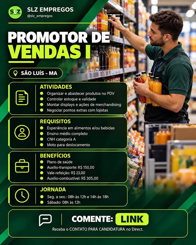 PROMOTOR DE VENDAS I