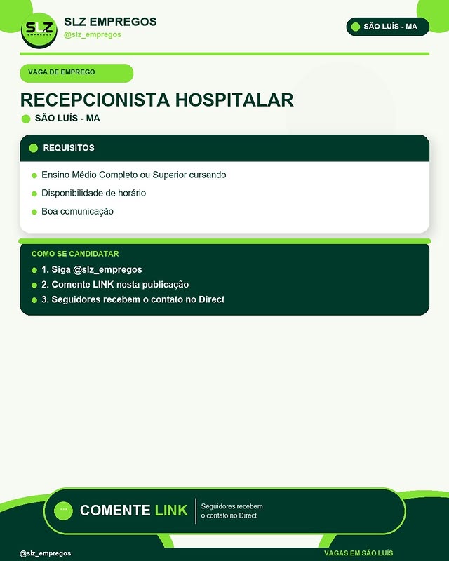RECEPCIONISTA HOSPITALAR