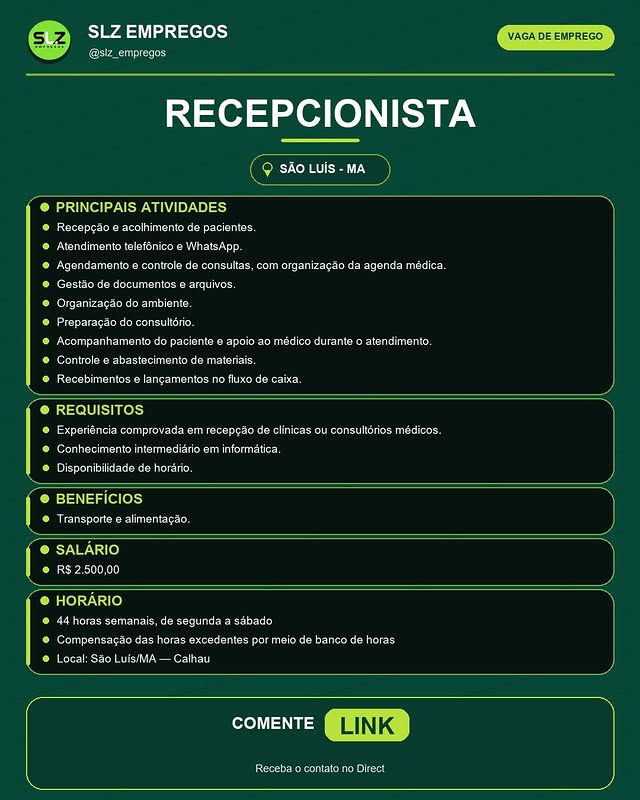 RECEPCIONISTA