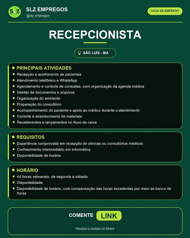 RECEPCIONISTA