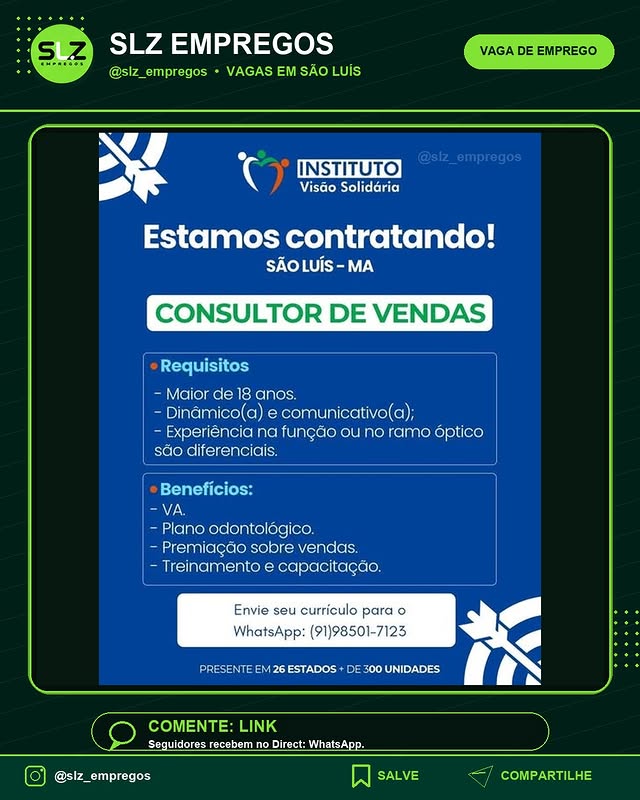 Saoluis M Ma Consultor de Vendas