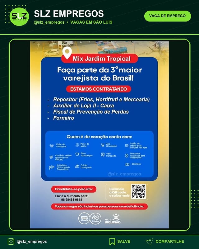 Slz Repositor Frios Hortifruti e Mercearia Auxiliar De