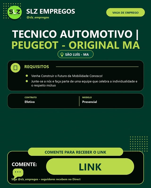 TECNICO AUTOMOTIVO | PEUGEOT - ORIGINAL MA