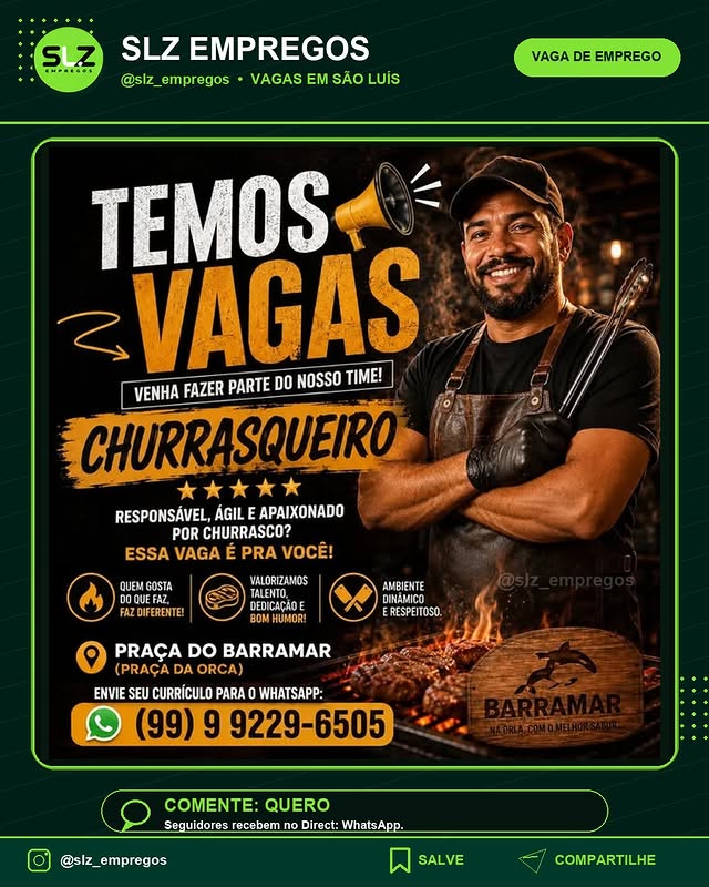Time Venha Fazer Parte do Nosso Churrasqueiro
