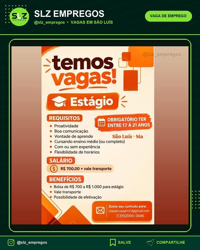 Vaga de Emprego