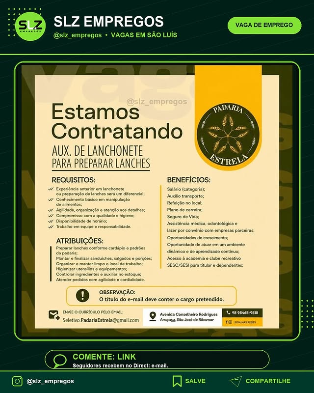 Vaga de Emprego