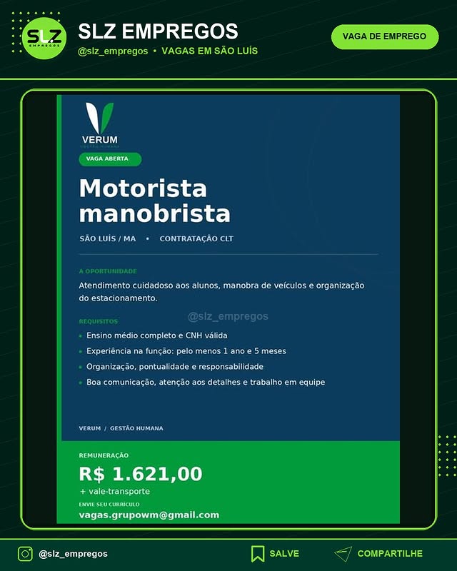 Vaga de Emprego