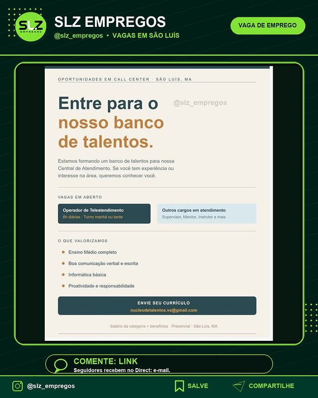 Vaga de Emprego