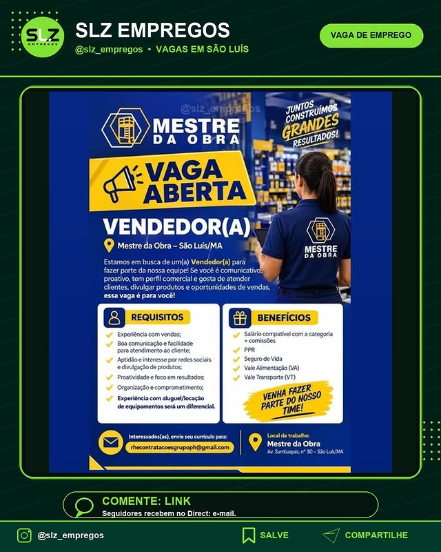 Vaga de Emprego