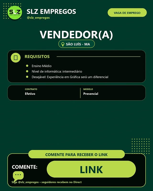 Vendedor(a)