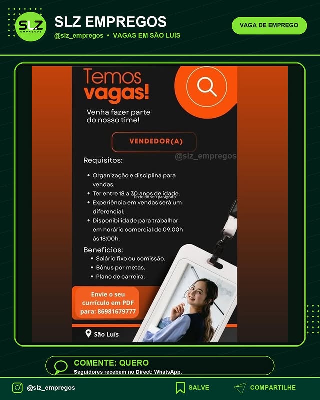 Venha Fazer Parte do Nosso Time